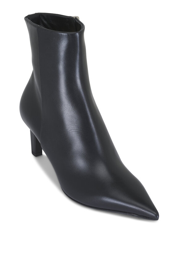 Jimmy Choo Frankie Black Leather Ankle Boot, 65mm - view 1