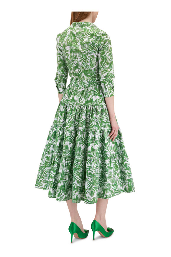 Carolina Herrera - Grasshopper Multi Tiered Midi Skirt 