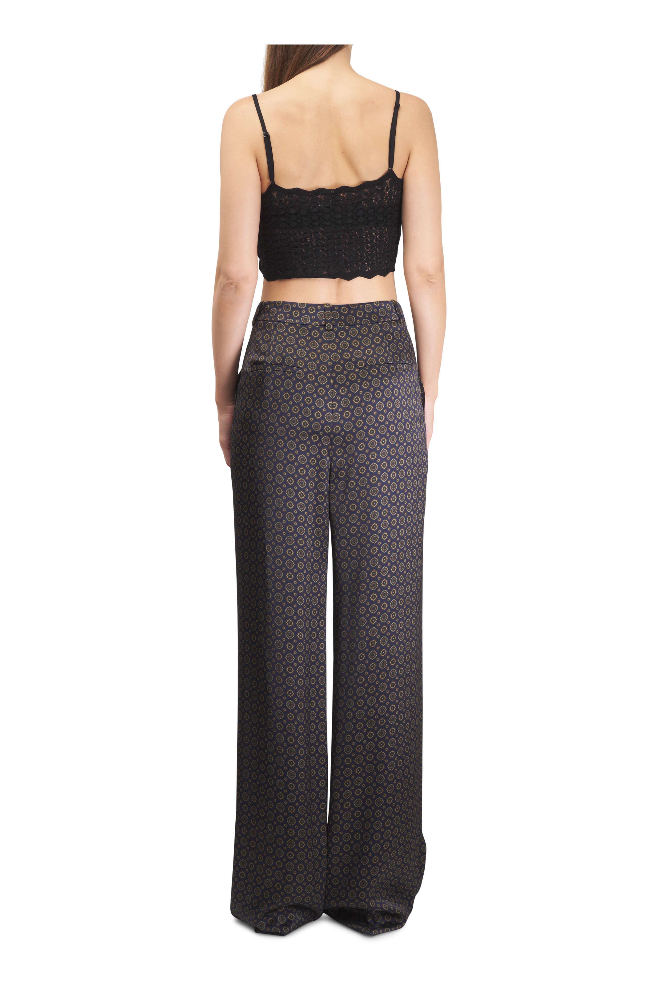 Tシャツ・カットソー SAINT LAURENT POINTELLE KNIT CROP TOP crop top in pointelle knit | Saint Laurent | YSL US