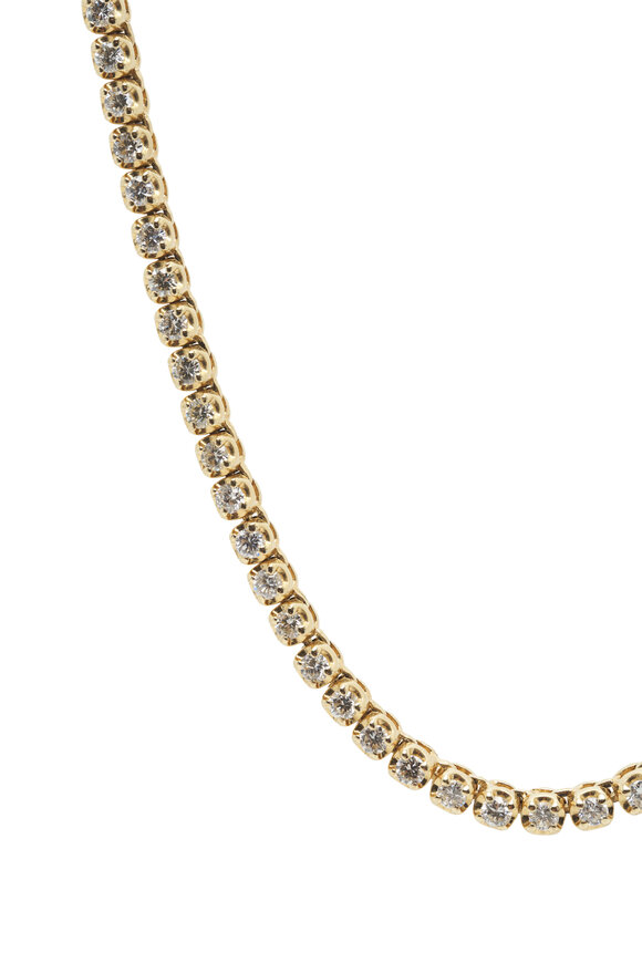 Lowy & Co - Diamond Crown Set Tennis Necklace