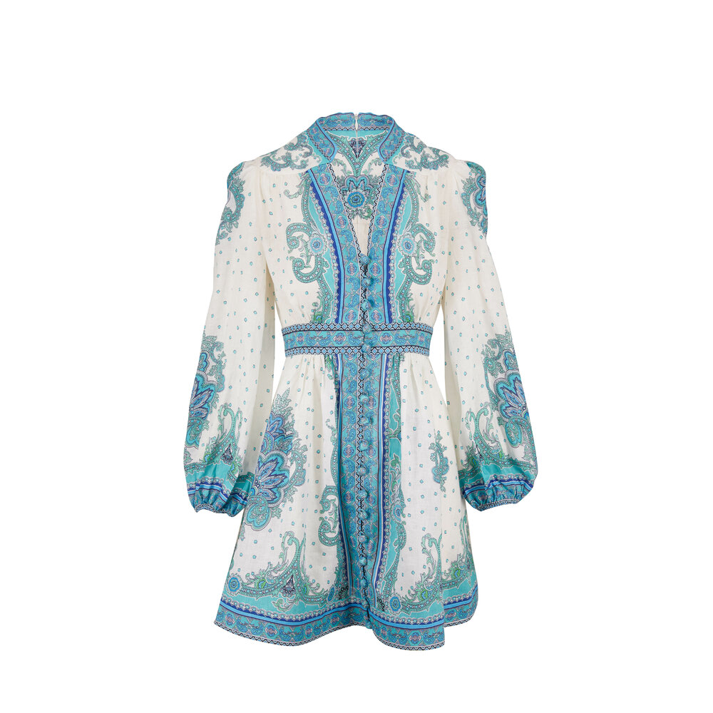ワンピースその他 ZIMMERMANN Women Dresses 3856DS251MNTHIB Blue zimmermann-high-tide-mini-