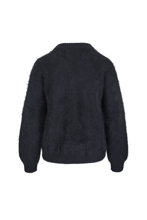 Akris Black Cloud Cashmere Oro Lienzo Jacquard Sweater - view 4