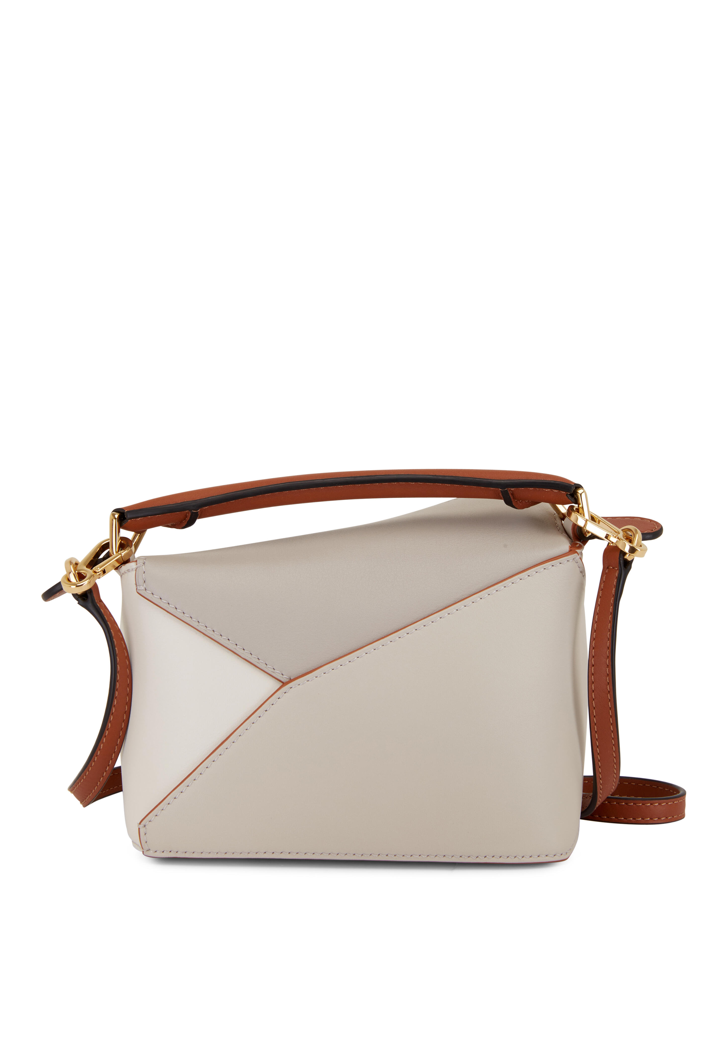 Loewe - Small Puzzle Edge Ghost & Soft White Shoulder Bag