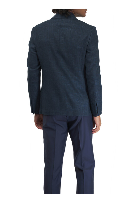 Zegna - Blue Cashmere & Cotton Sport Shirt