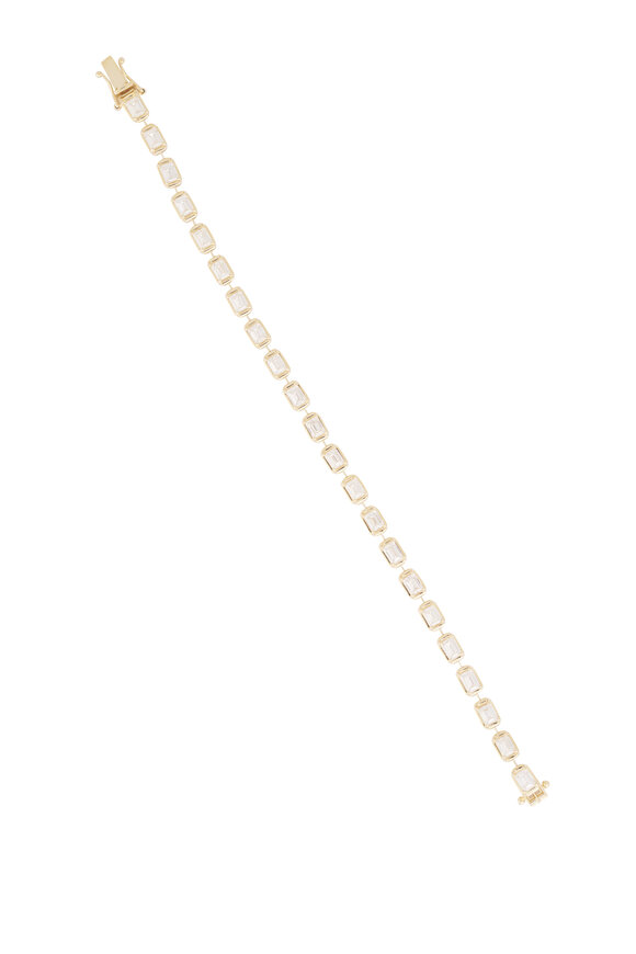Lowy & Co 18k Yellow Gold Diamond Bar Bracelet - view 1