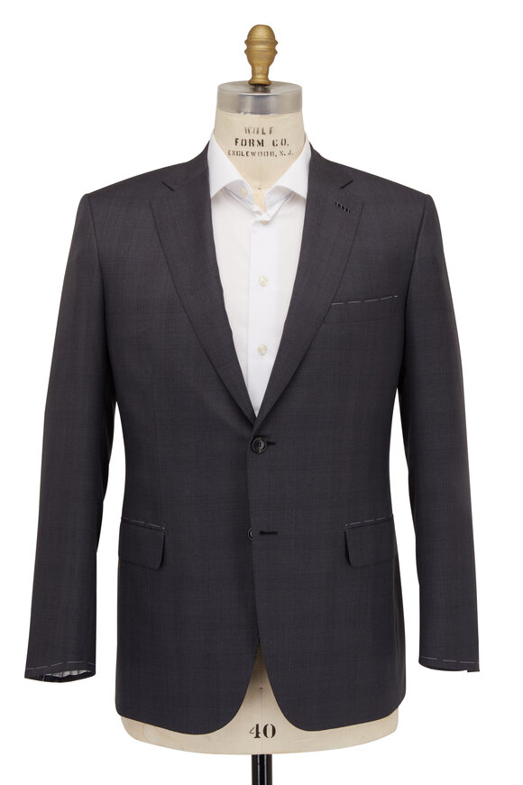 Brioni - Gray Wool & Silk Suit