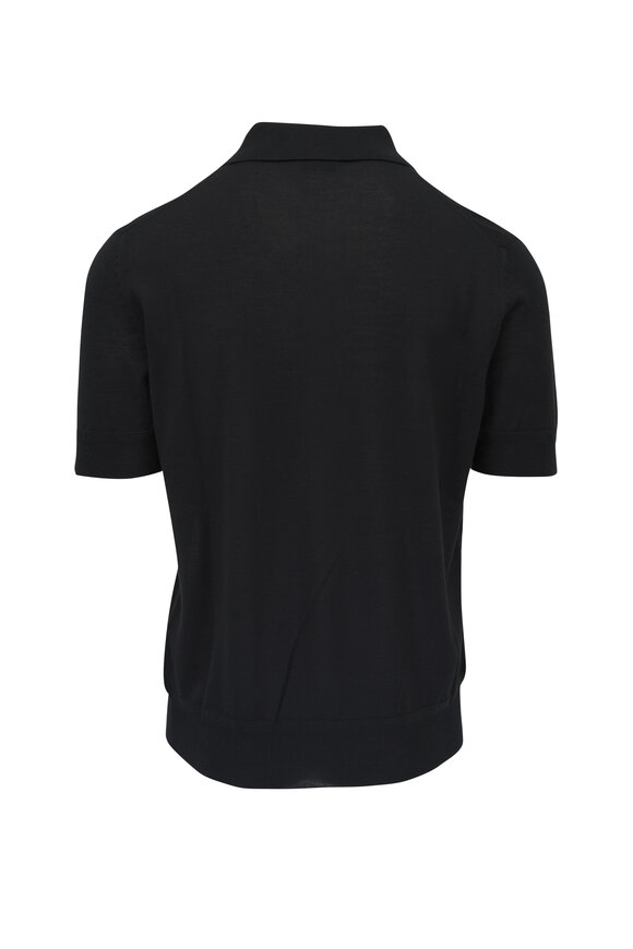 Tom Ford - Black Cashmere & Silk Polo