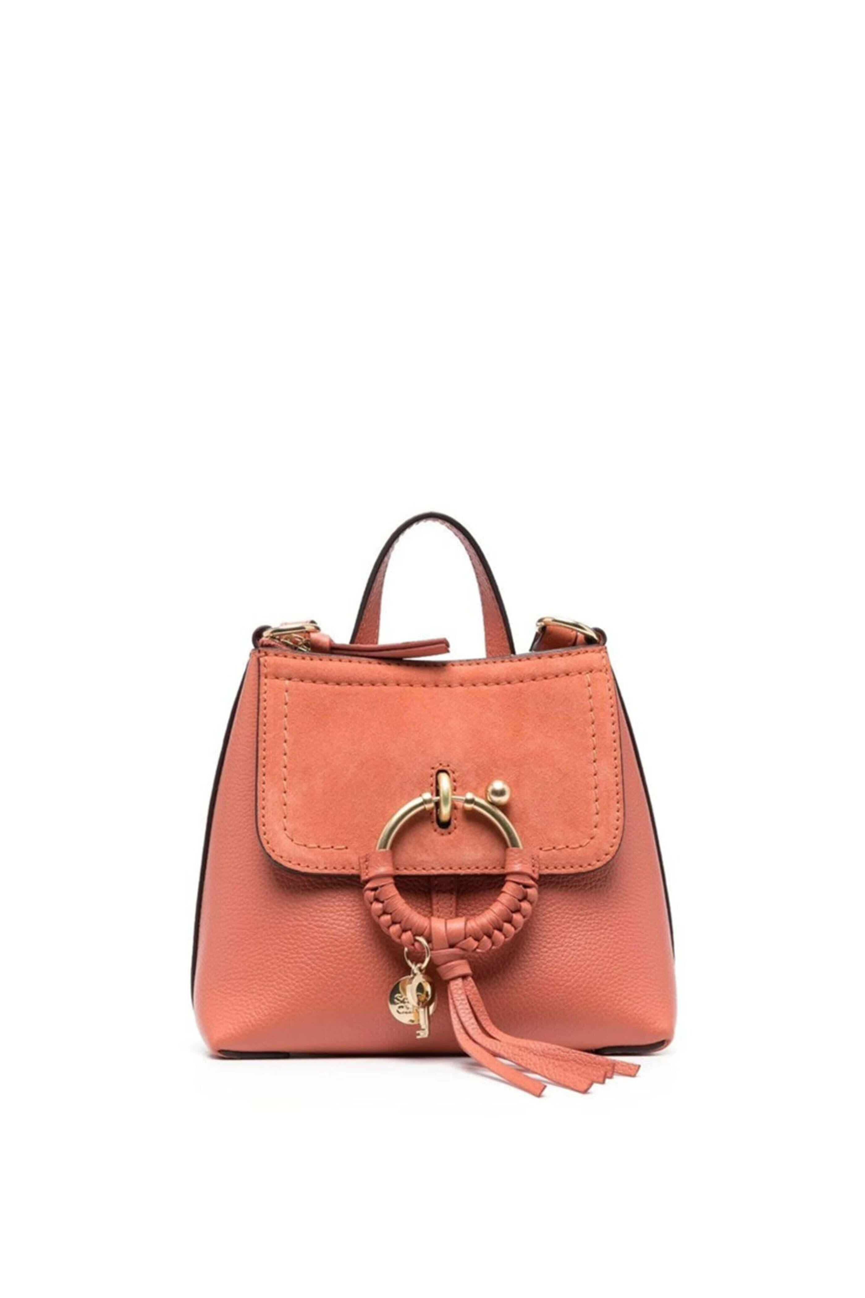 See by Chloé - Joan Leather Backpack in Tan Apricot
