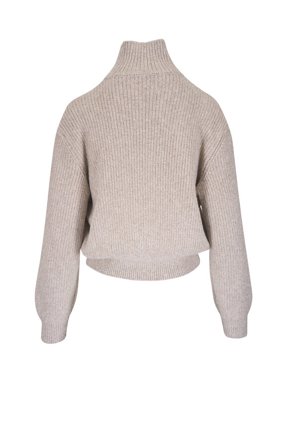 Loro Piana - Valduggia Sand Cashmere Turtleneck Sweater