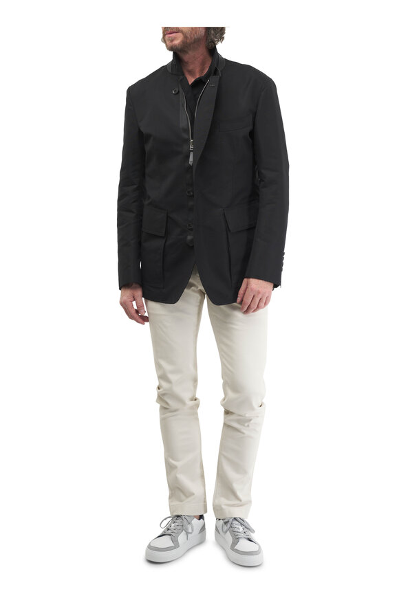 Tom Ford - Sartorial Black Tech Canvas Jacket