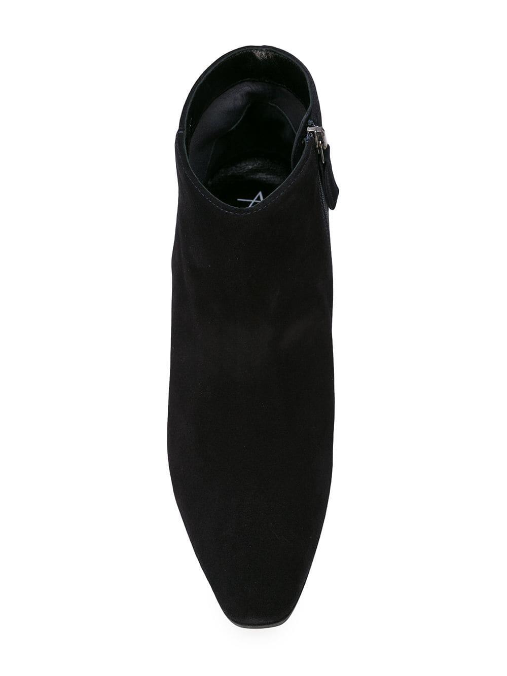 Aquatalia - Fuoco Navy Blue Suede Ankle Boot, 40mm