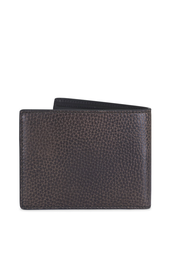 Bosca Executive Gray Grained Leather Bi-Fold Wallet - view 2