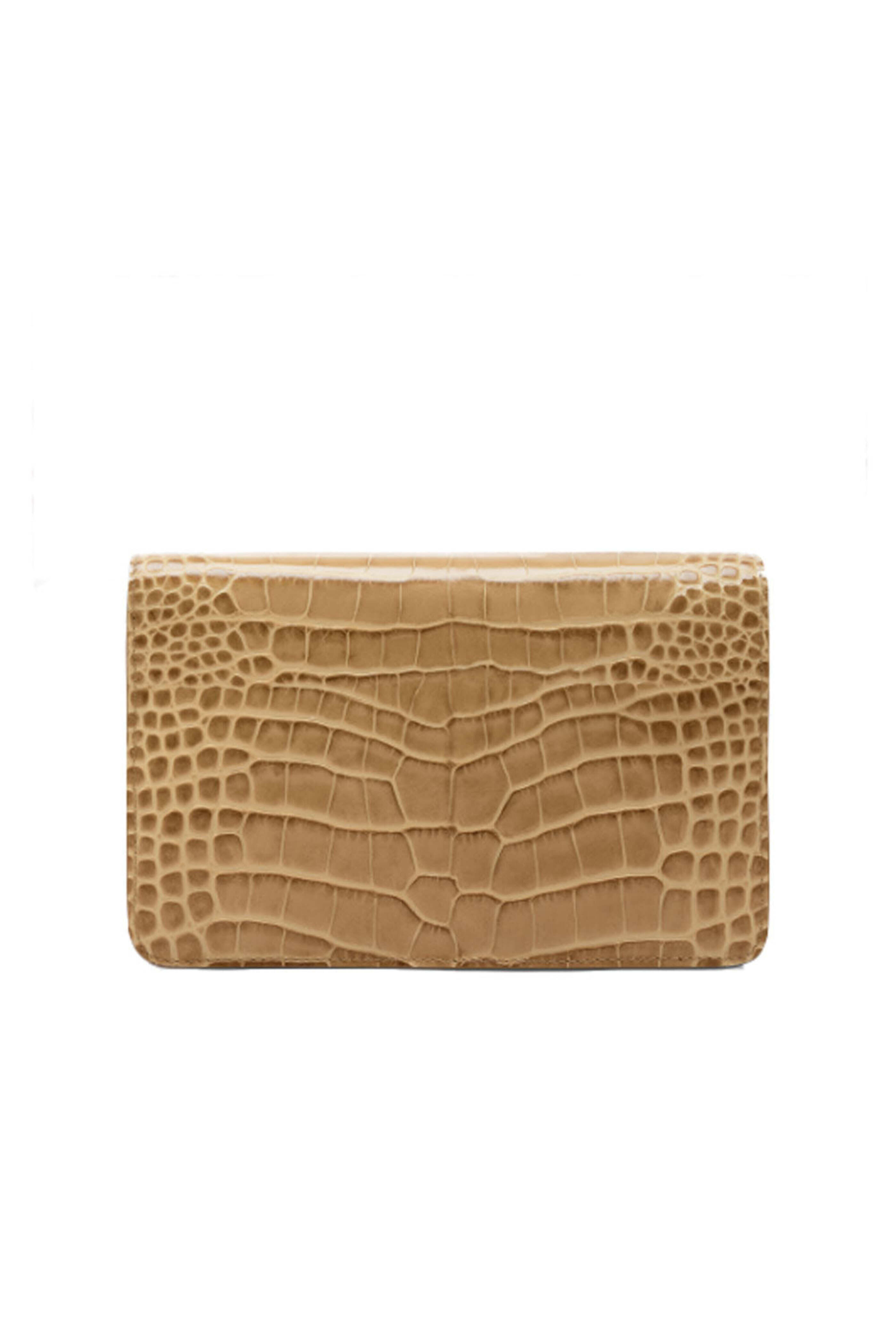 Tom Ford - Small Stamped Shoulder Bag in Beige | Mitchell Stores