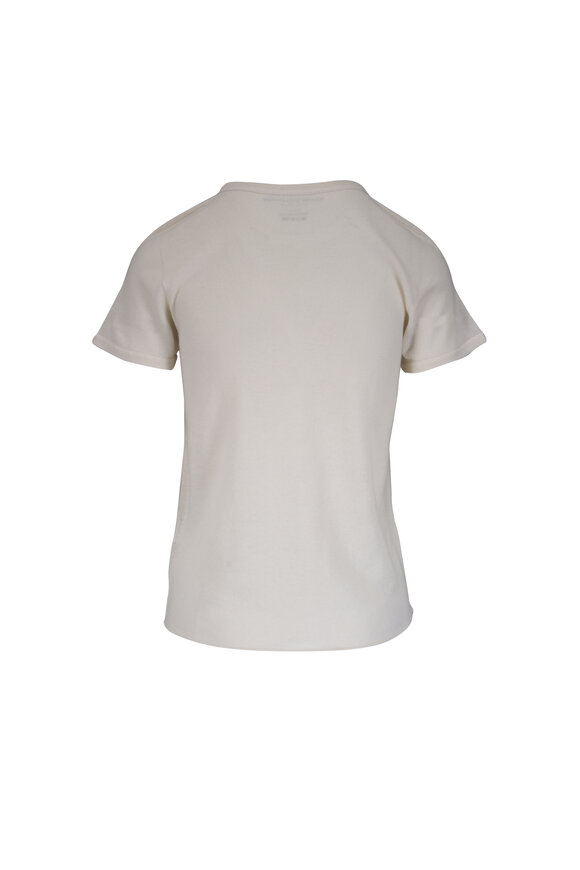 Majestic Milkweed Cashmere Crewneck T-Shirt - view 2