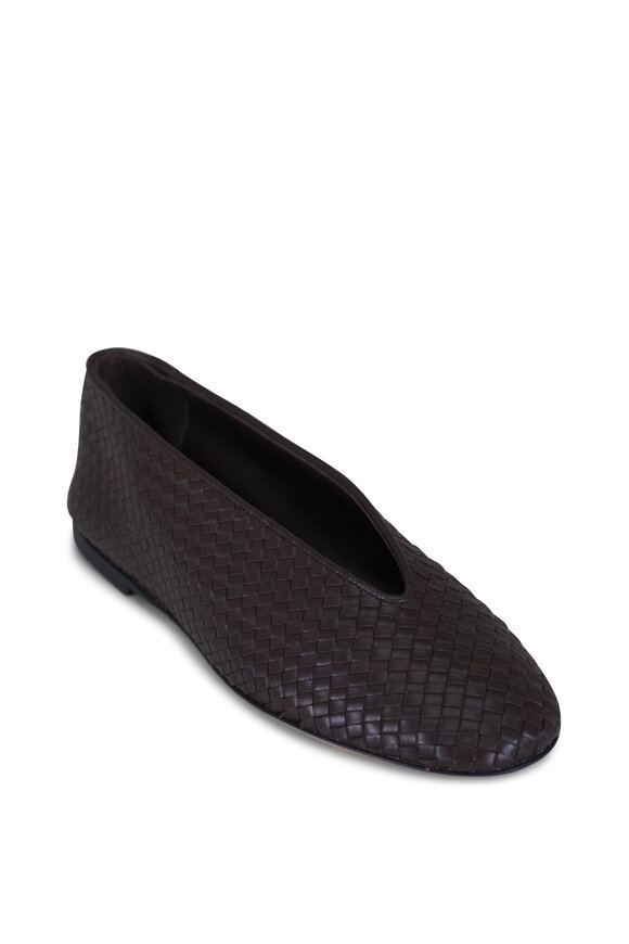 MANOLO BLAHNIK FLAT ウール Manolo Blahnik - Hangisi Blue Wool Tartan Jewel Buckle Flat