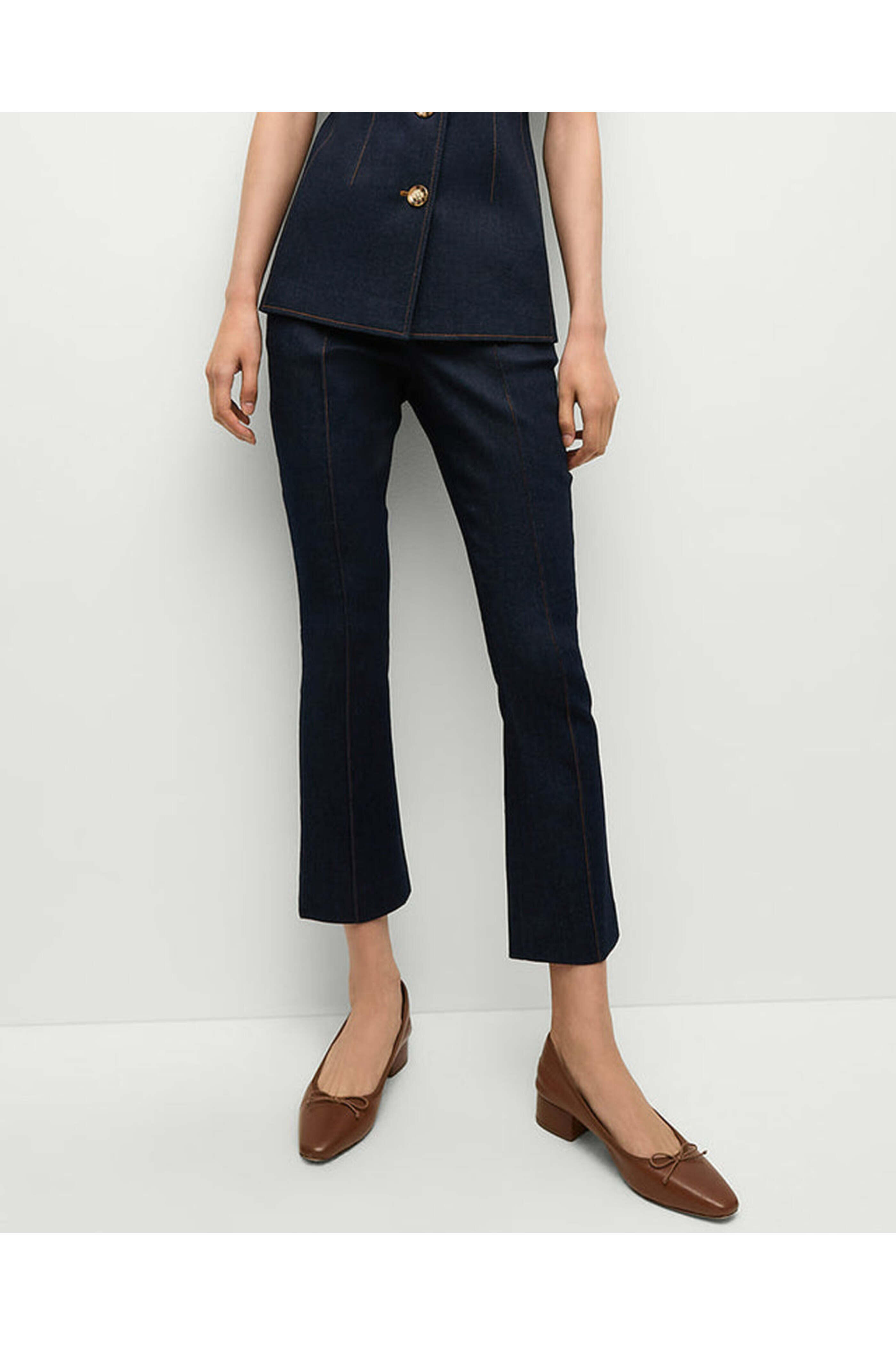 Veronica Beard - Dark Oxford Tani Denim Pant