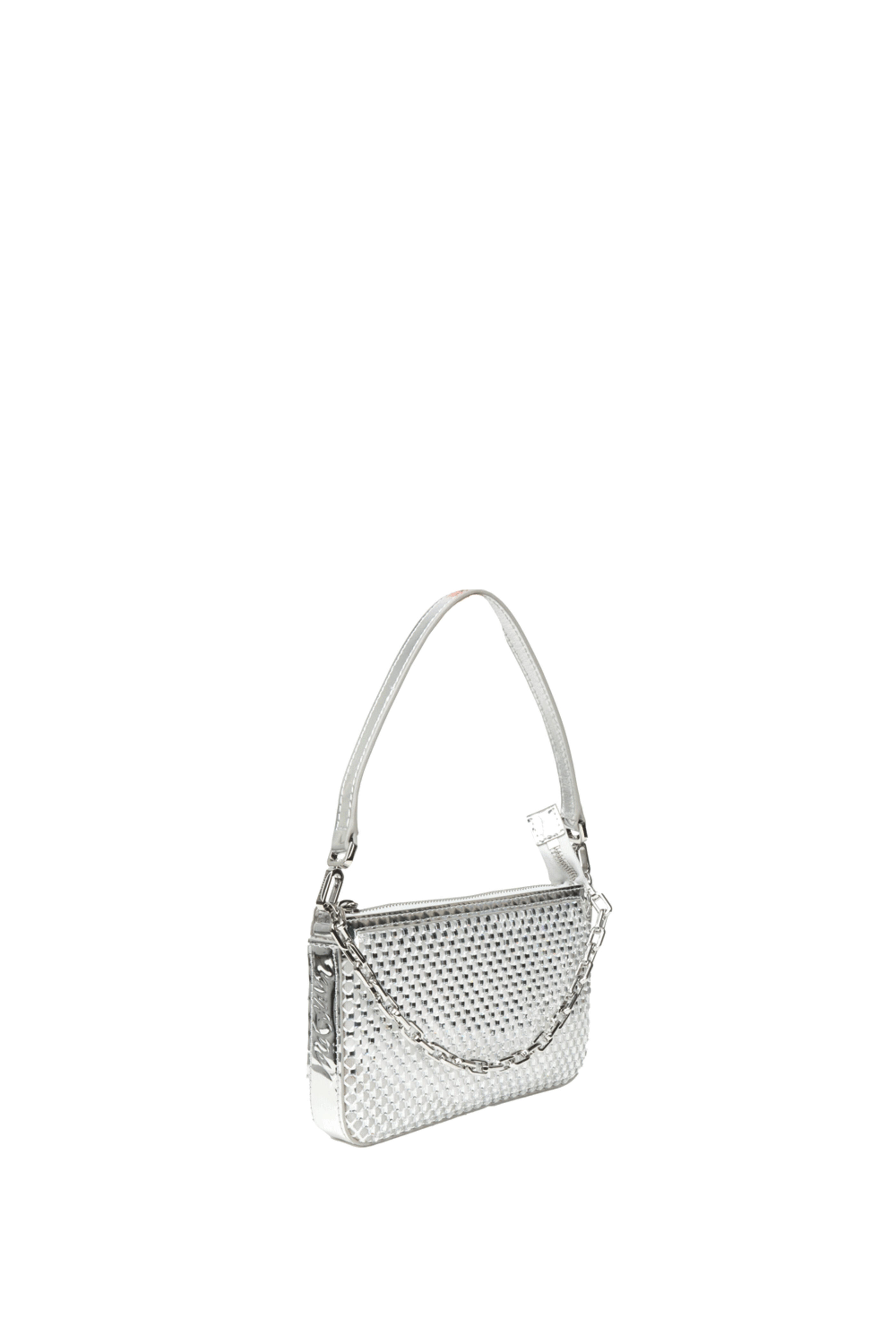 【CHRISTIAN LOUBOUTIN】Sale ★Loubilaメタリック ミニバッグ Loubila Mini - Shoulder bag - Manoir laminated nappa leather