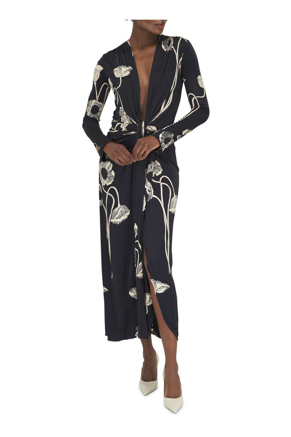 Johanna Ortiz - Poppy Oasis Plunging Maxi Dress