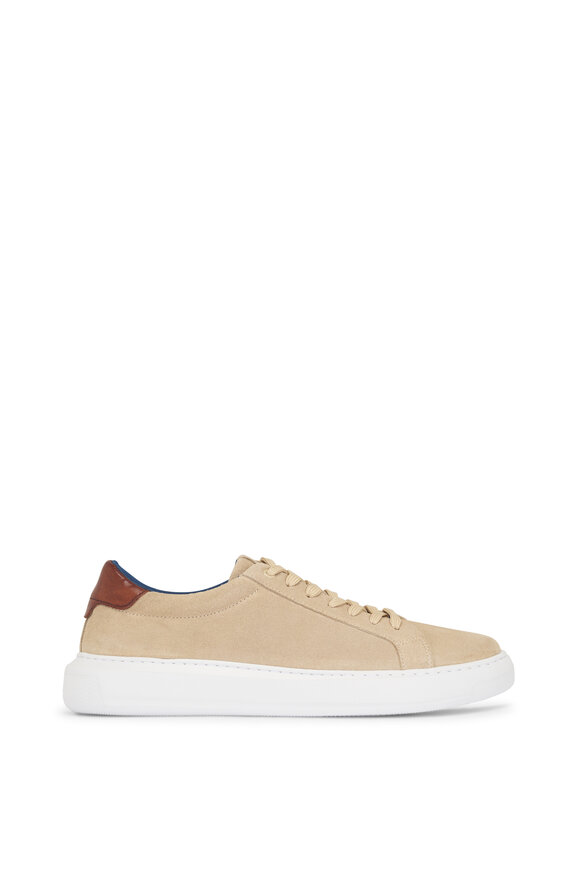 G Brown Puff Beige Suede Sneaker - view 3