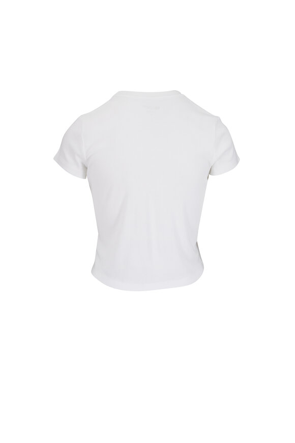 AG Sadie White Crew 90's Vintage Crop T-Shirt - view 2