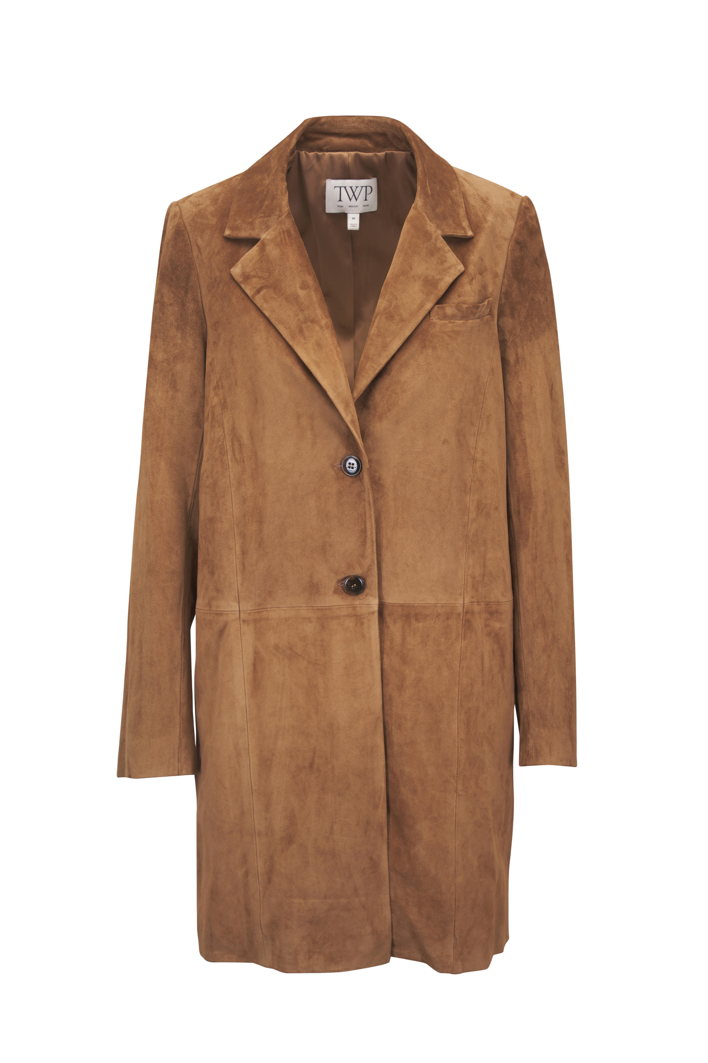 TWP - Easy Natural Suede Car Coat | Mitchell Stores