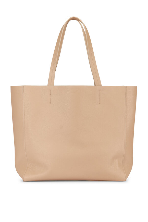 Nili Lotan Medium Keith Soft Khaki Leather Tote - view 1