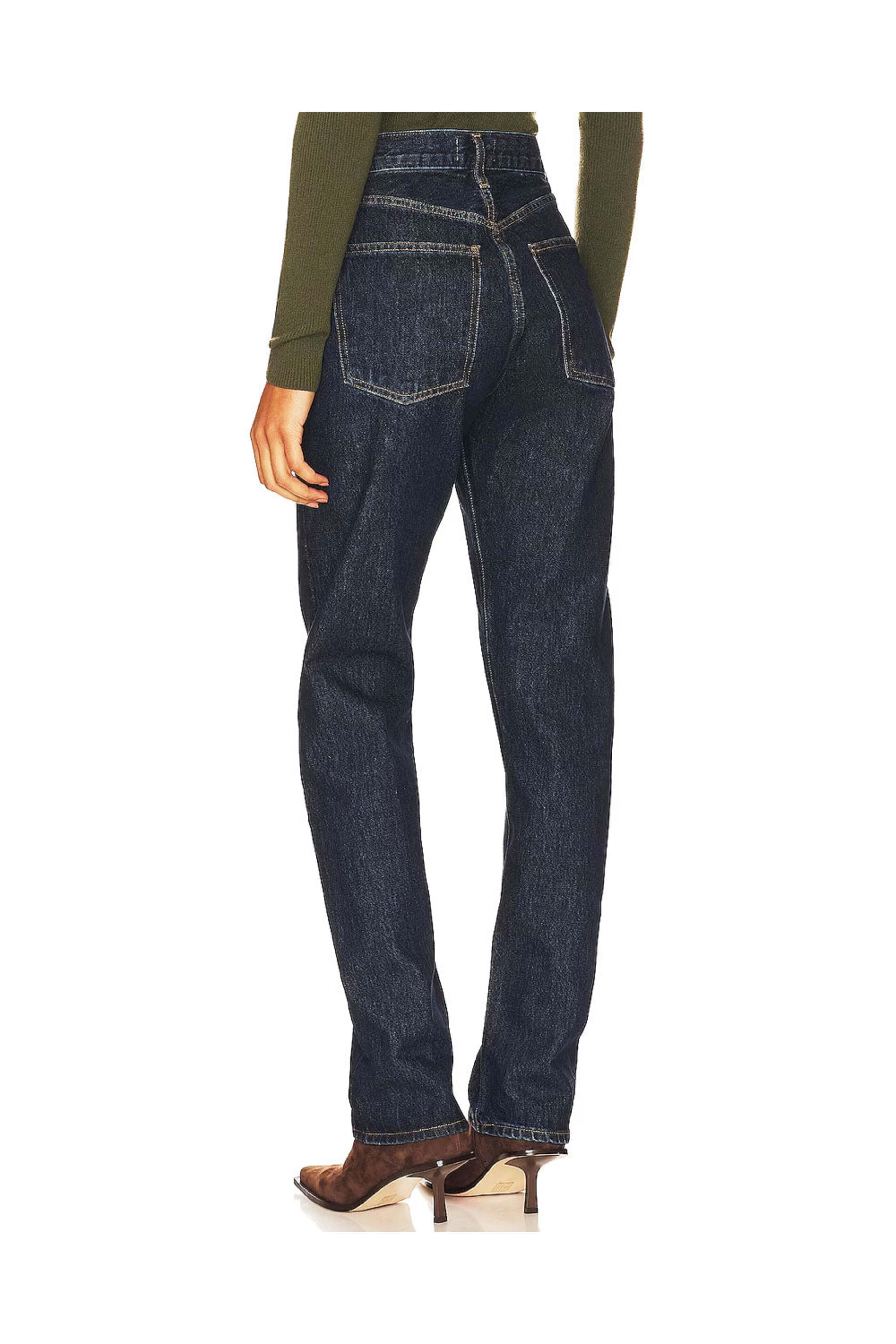 Agolde - 90s Pinch Waist High Rise Straight in Polished