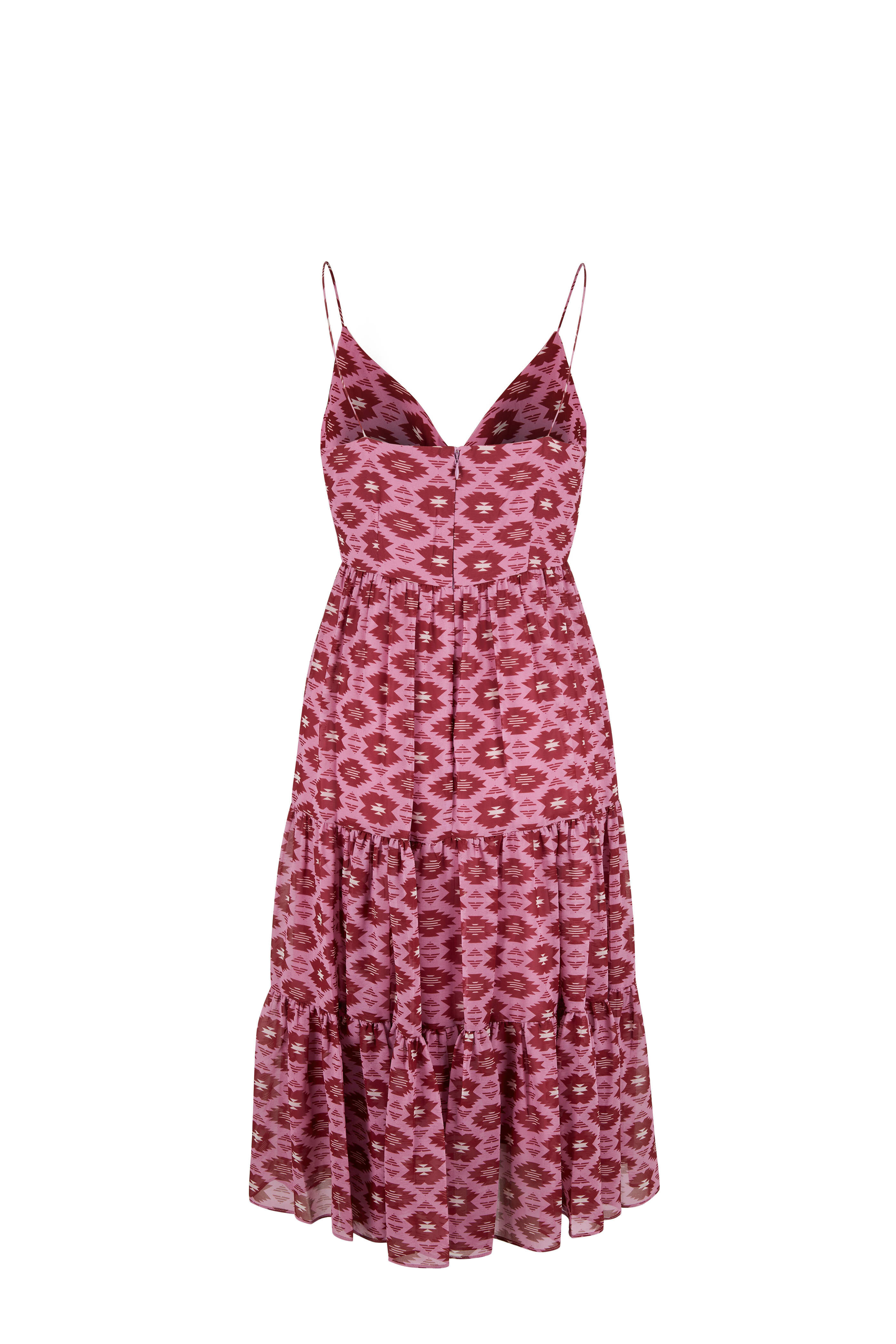 Sachin + Babi - Dalia Fuchsia & Burgundy Dress | Mitchell Stores