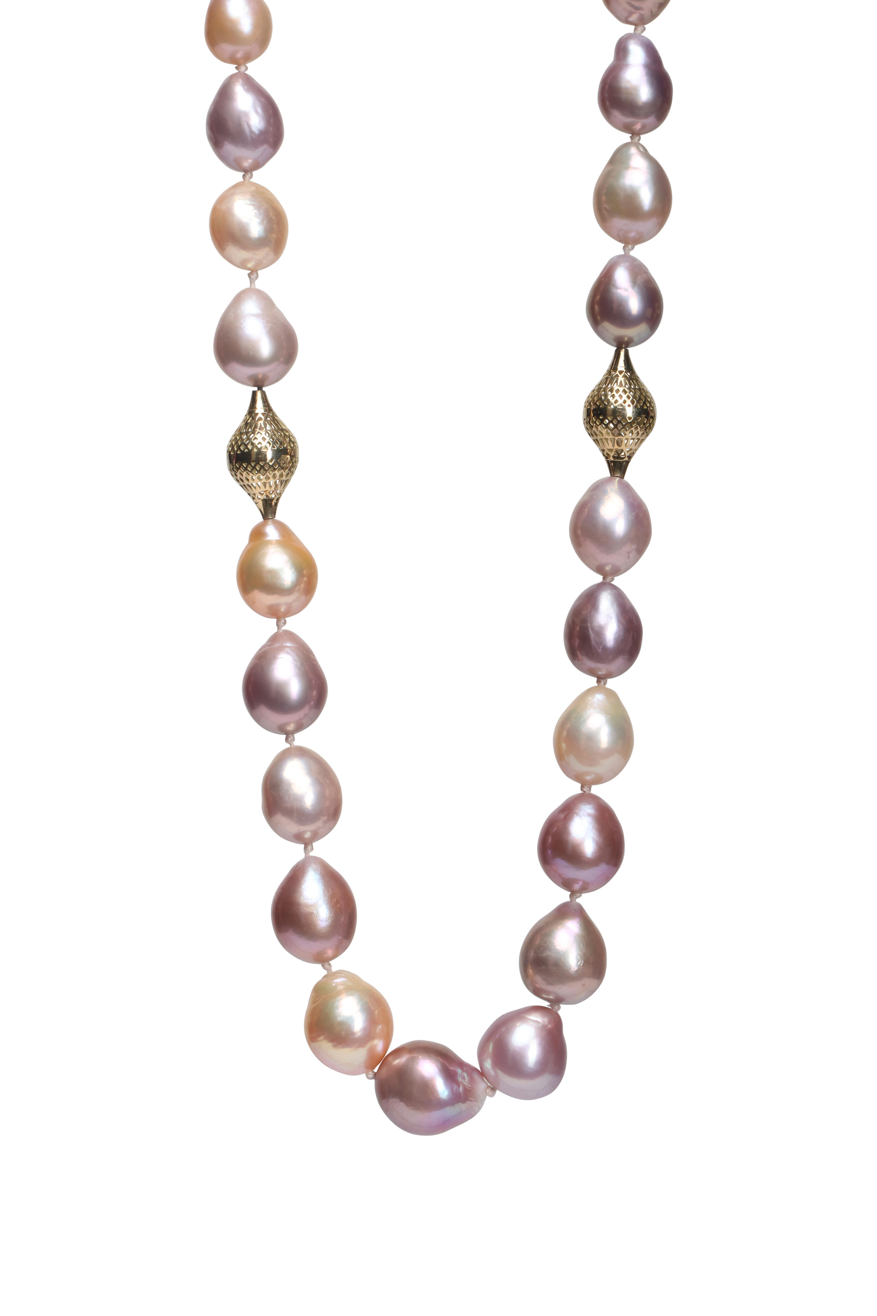Ray Griffiths - Multicolored Freshwater Pearl Necklace