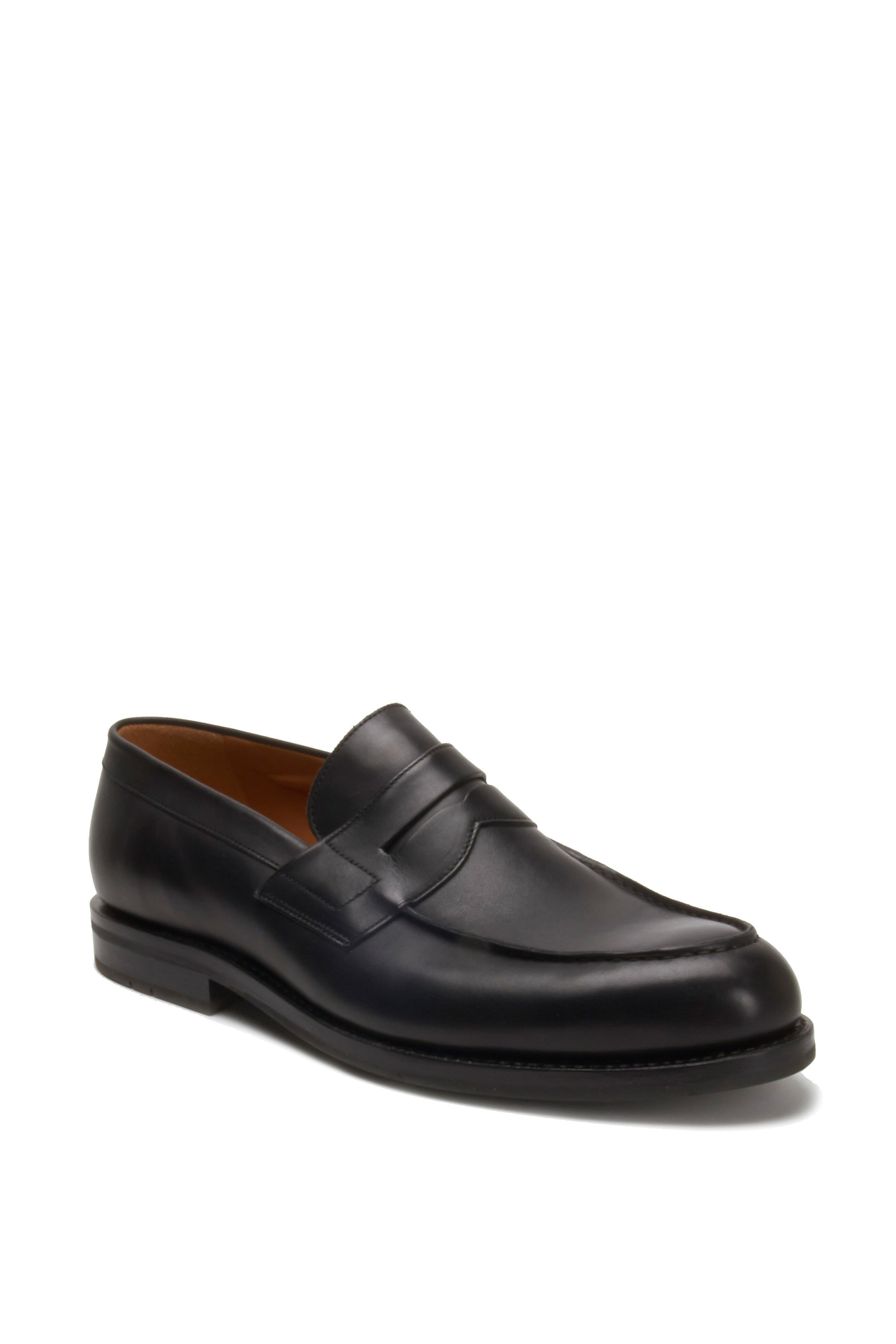 Chanel Zg29762 Cc Espadrilles Black Leather Loafers Size Eu