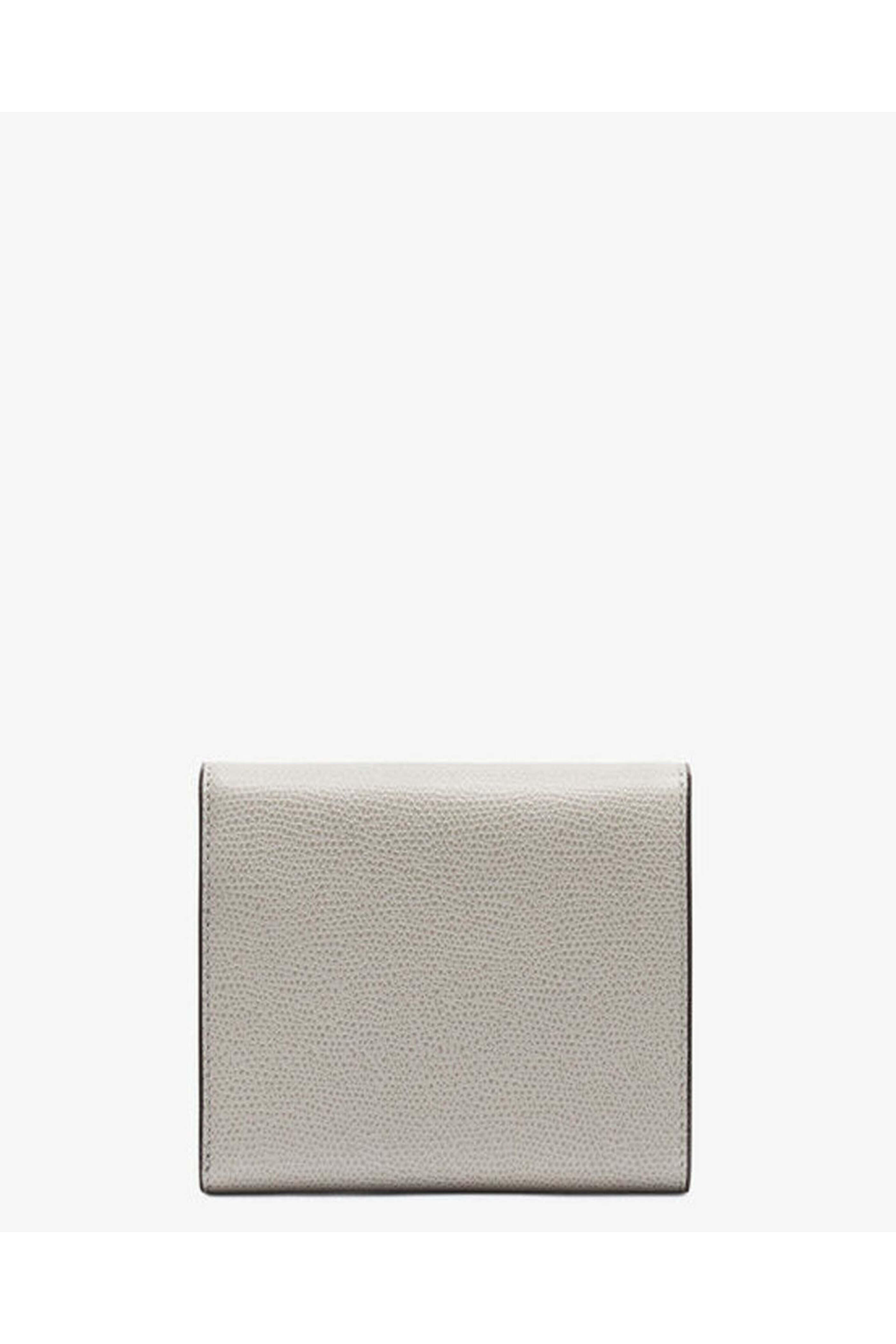 Valextra - Iside Fold Wallet in Ash Grey | Mitchell Stores