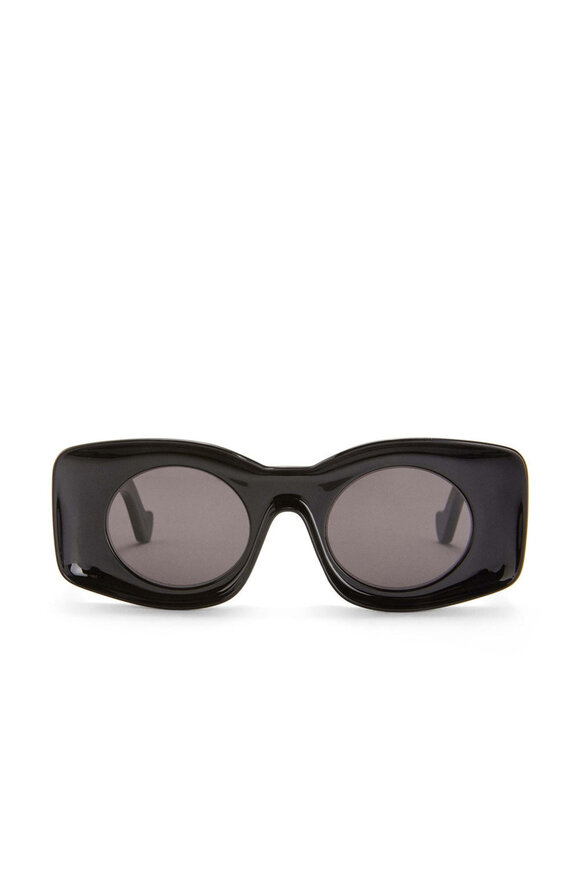 Loewe Sunglasses - Chunky Anagram Sunglasses in Black