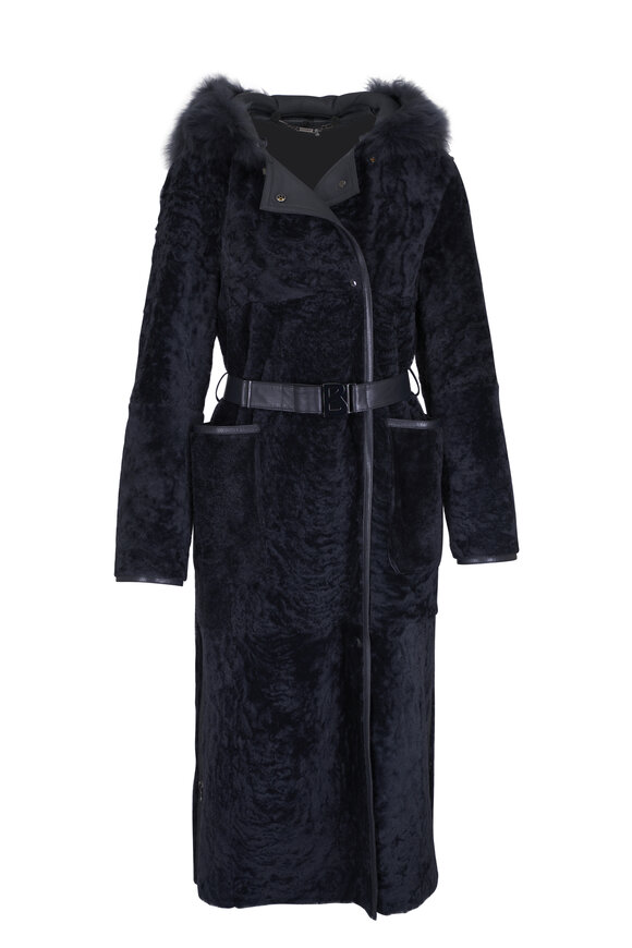 Bogner Peyton Anthracite Shearling Coat