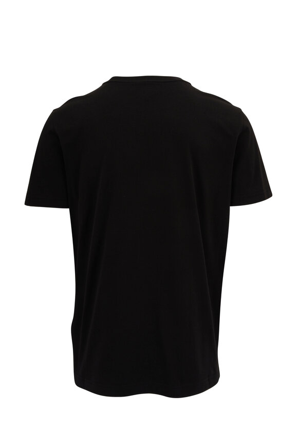 Moncler - Black Cotton Short Sleeve T- Shirt