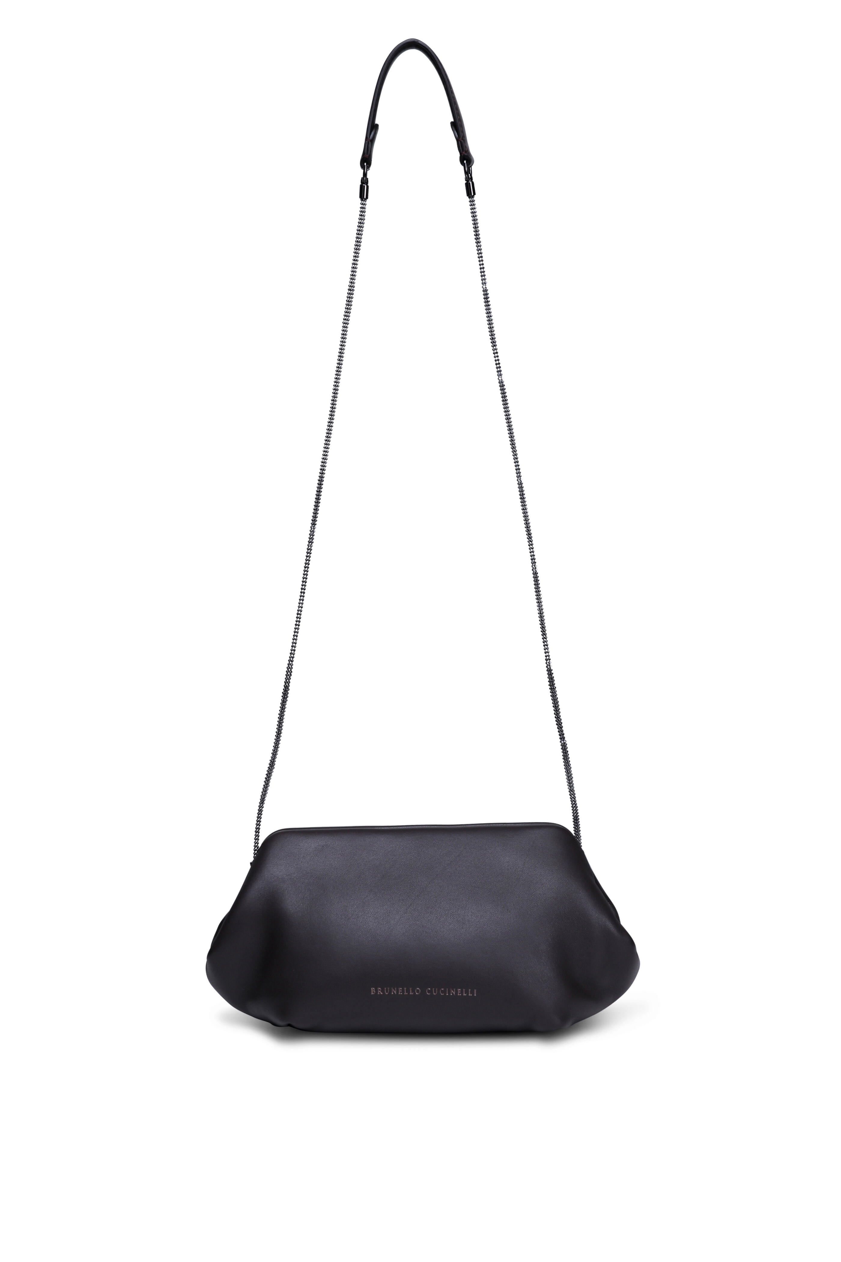 Brunello Cucinelli - Eclipse Rust Brown Nappa Leather Crossbody