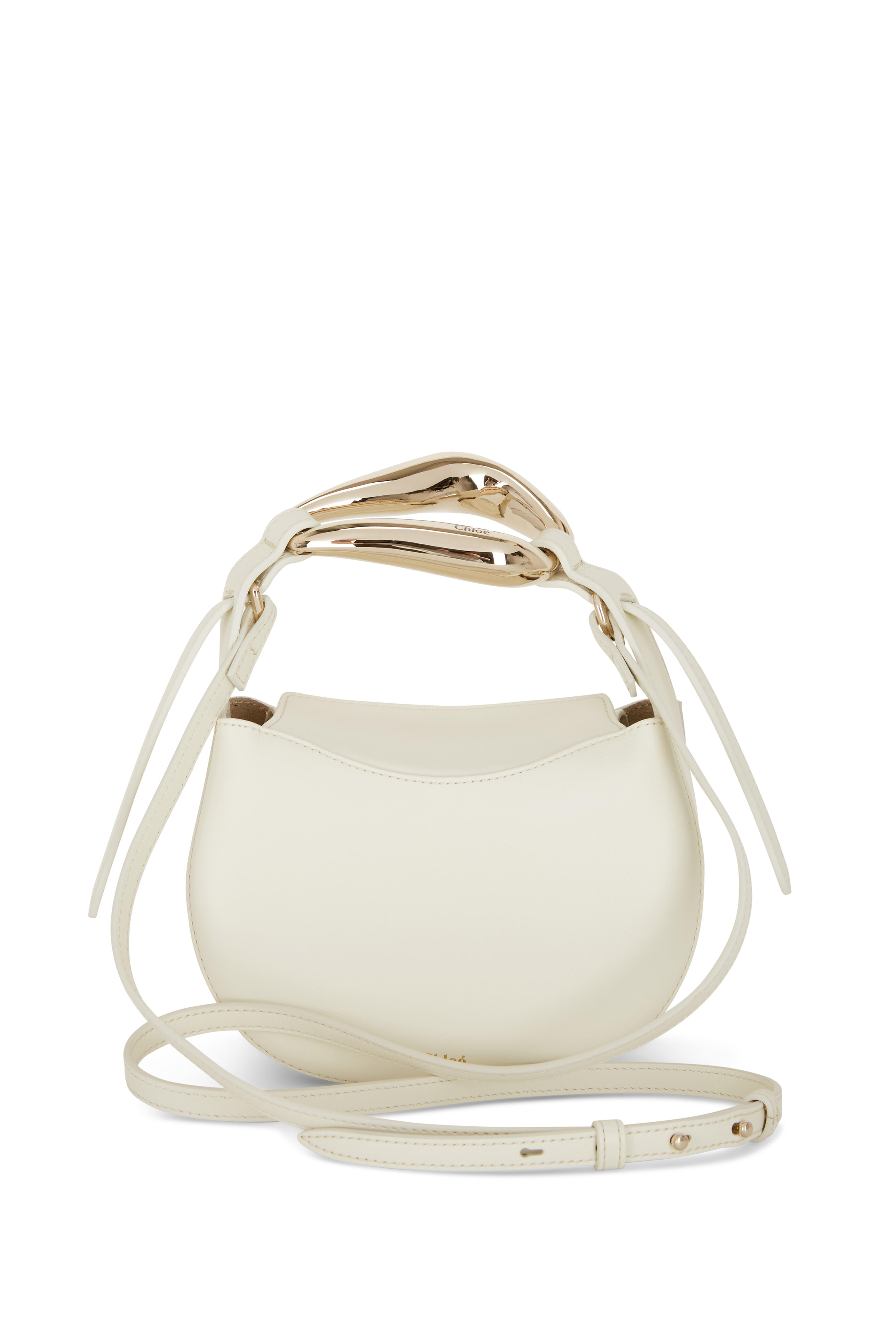 Chloé Kiss White Leather Crossbody Bag Mitchell Stores