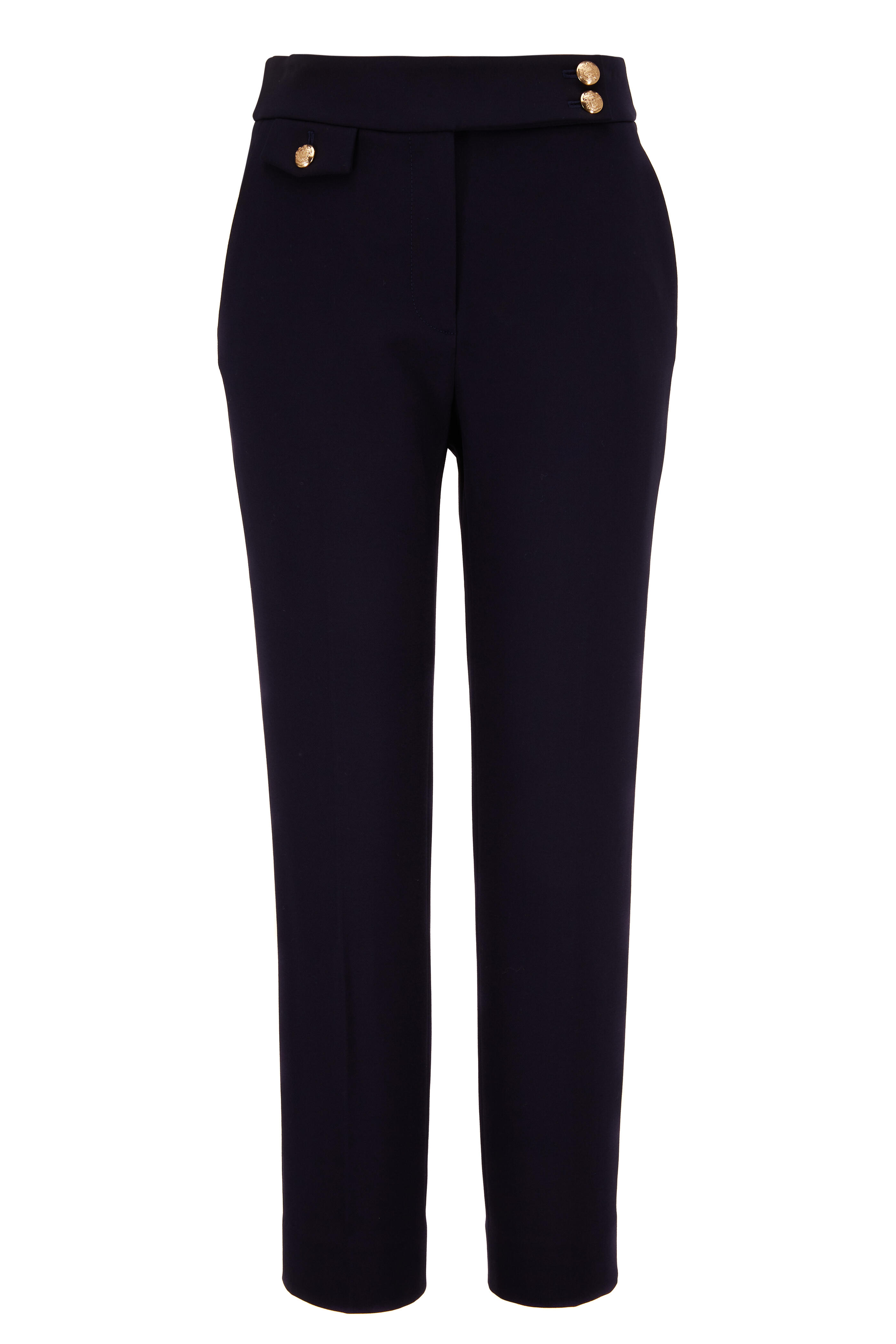 Veronica Beard - Renzo Navy Blue Ankle Pant
