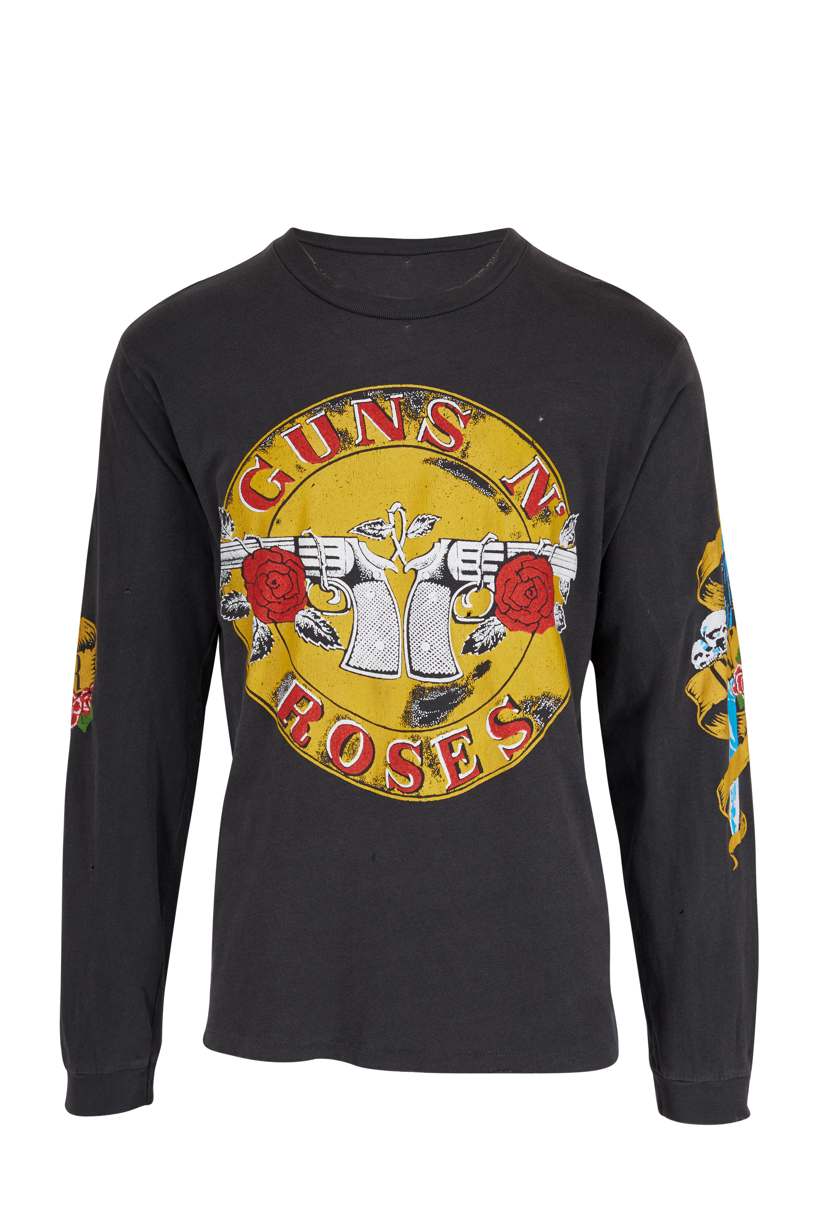 ミュージシャン Guns N&#39; Roses  Long Sleeve T-Shirt M Guns N' Roses N' Long Sleeve Coal Pigment – blueandcream