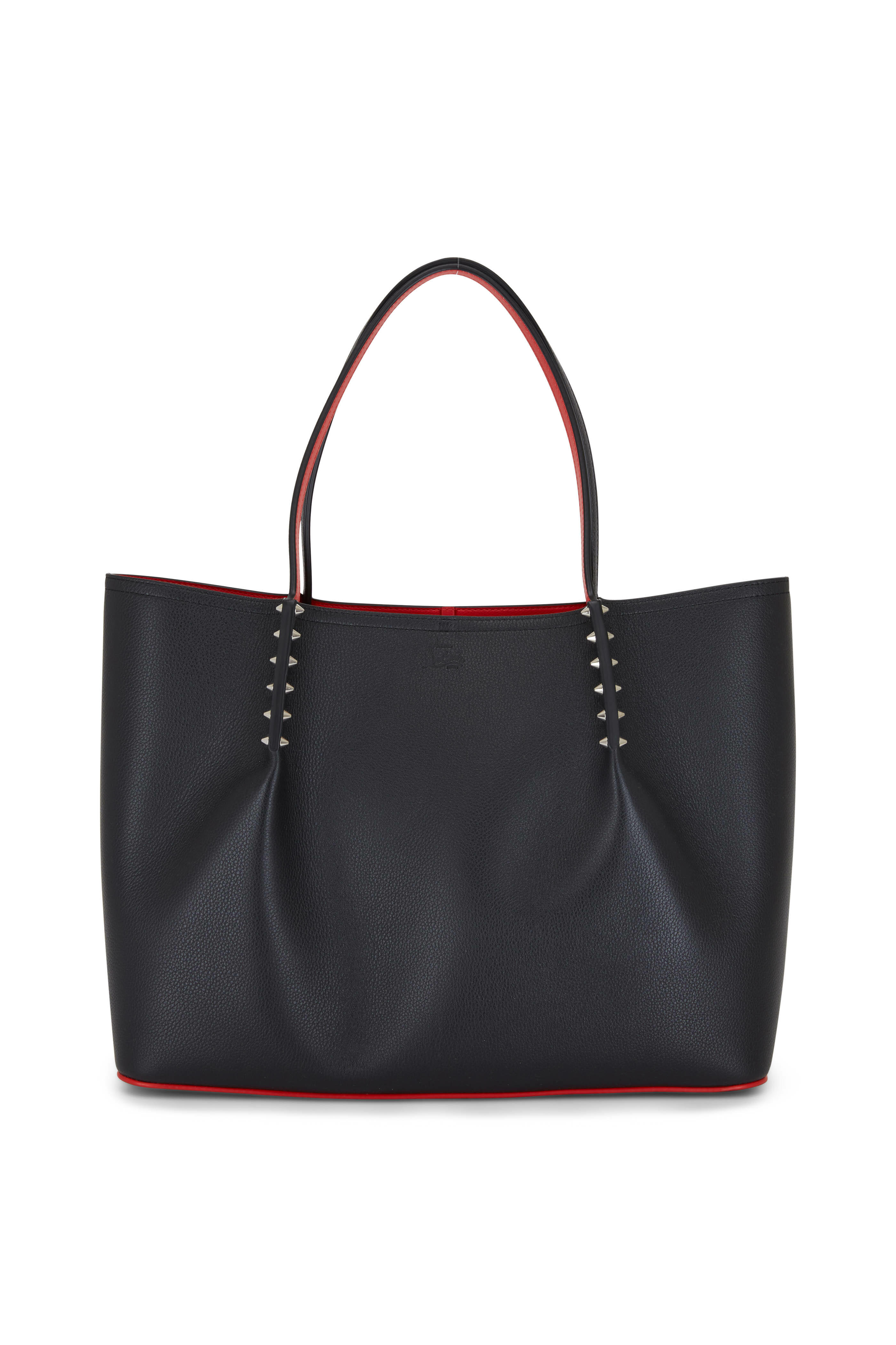 Christian Louboutin - Cabarock Black Leather Large Tote Bag