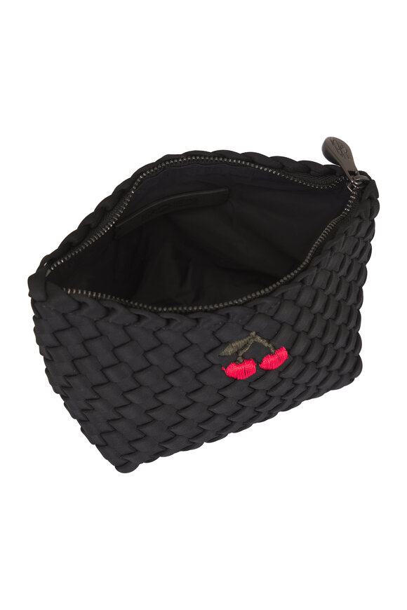 Naghedi Petit Portofino Onyx Cherry Cosmetic Pouch - view 3
