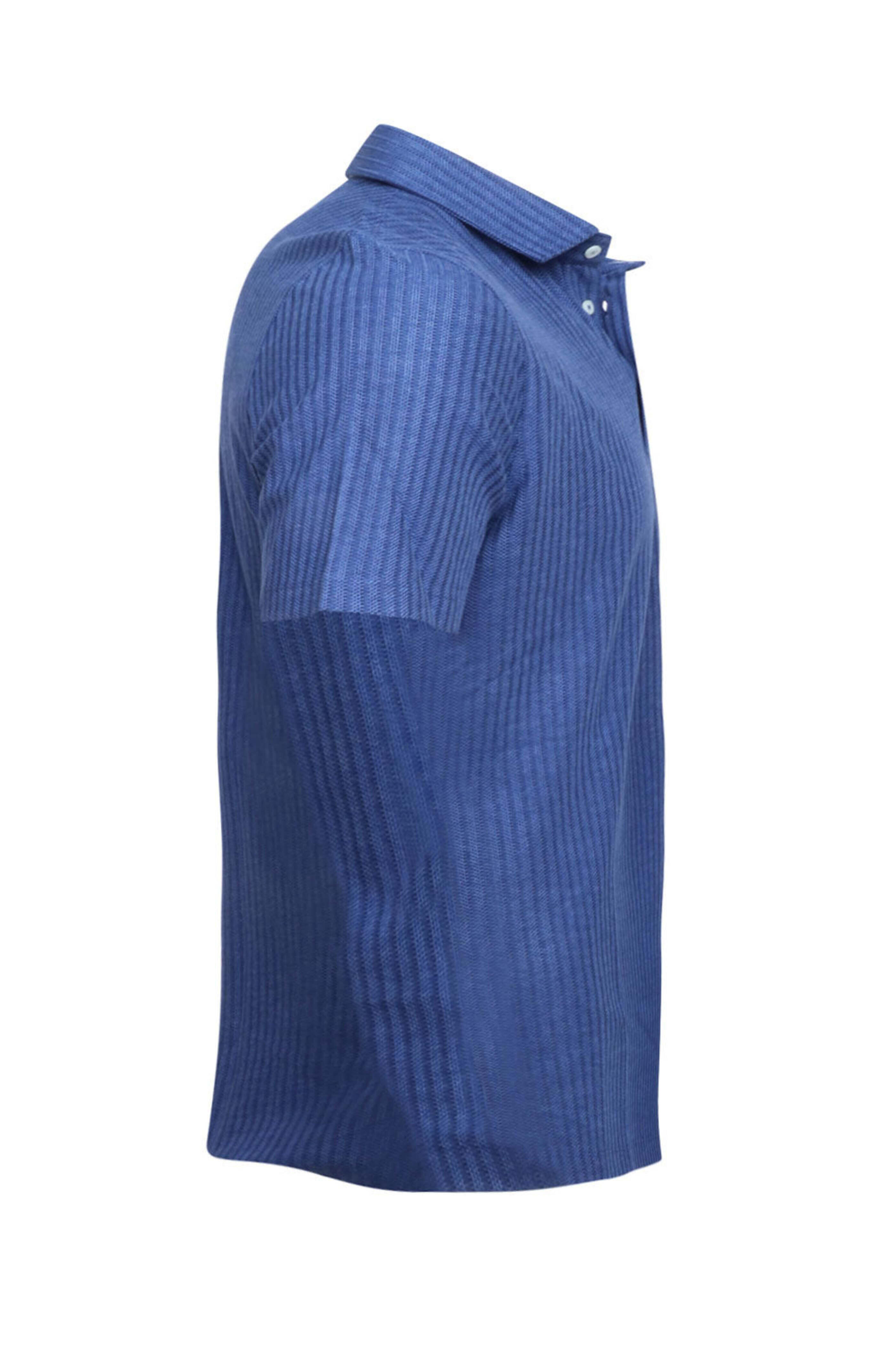 Brunello Cucinelli - Blue Jersey Sportshirt