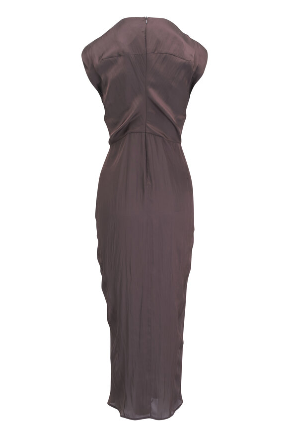 Zero + Maria Cornejo - Omi Chocolate Wrap Dress