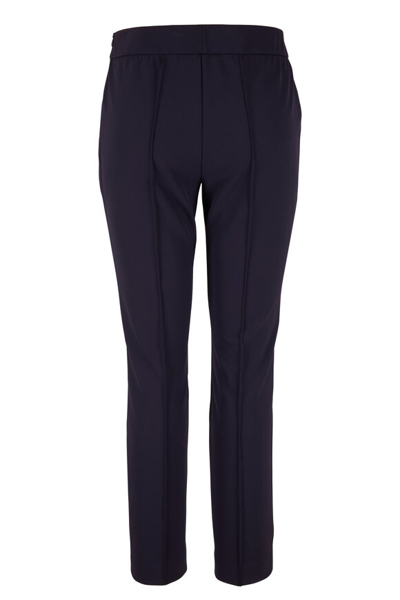 Lafayette 148 New York Gramercy Navy Stretch Ankle Pant - view 2