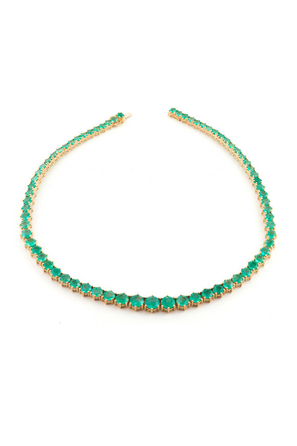 Sylva & Cie - Emerald Riviera Necklace