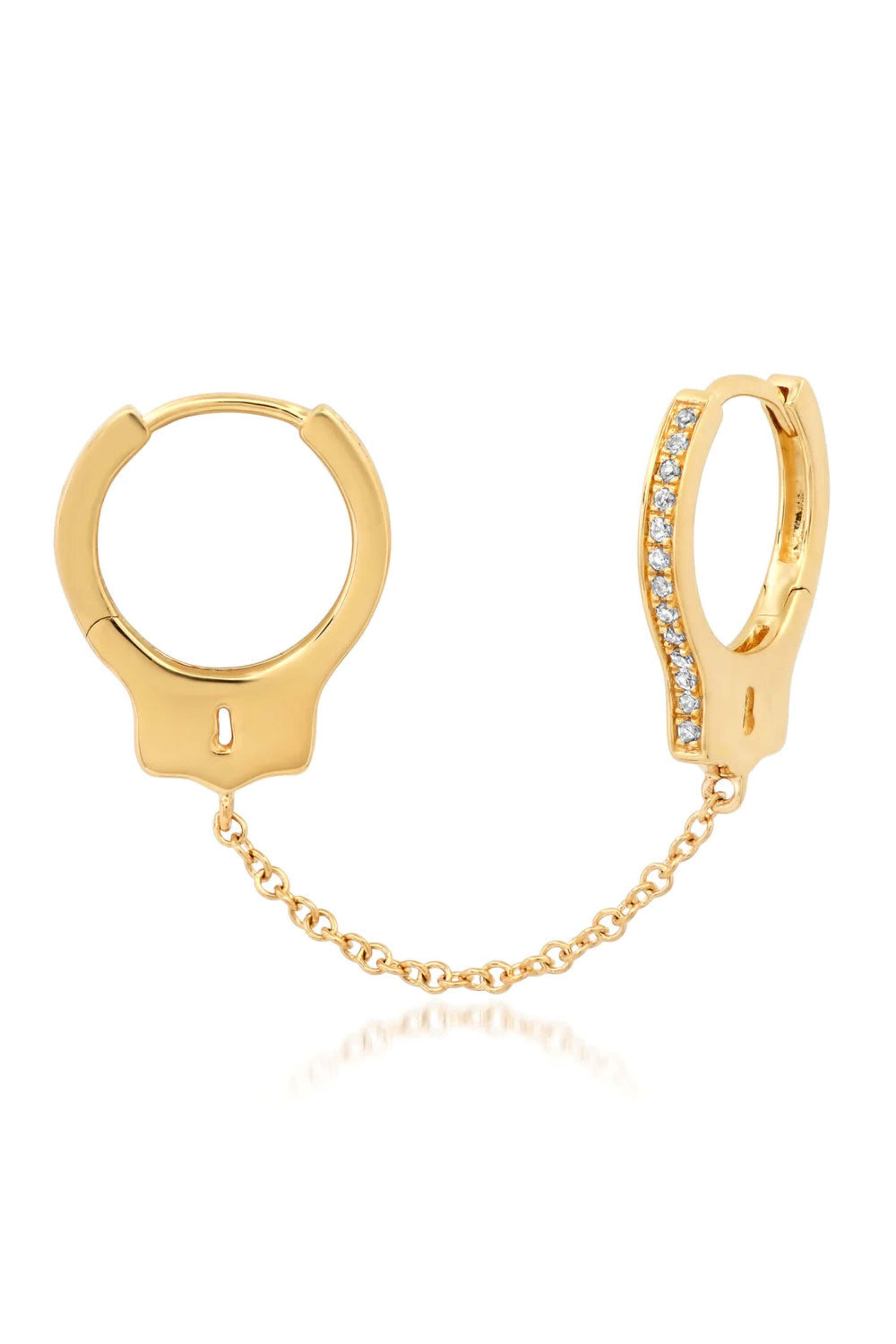 Samira 13 - Diamond Handcuff Earring