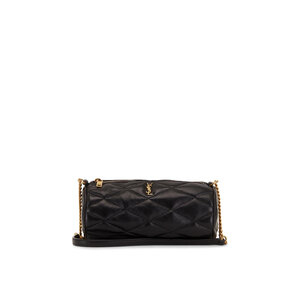【国内発送】サンローラン ポーチ Quilted textured-leather SAINT LAURENT Quilted textured-leather pouch | NET-A-PORTER