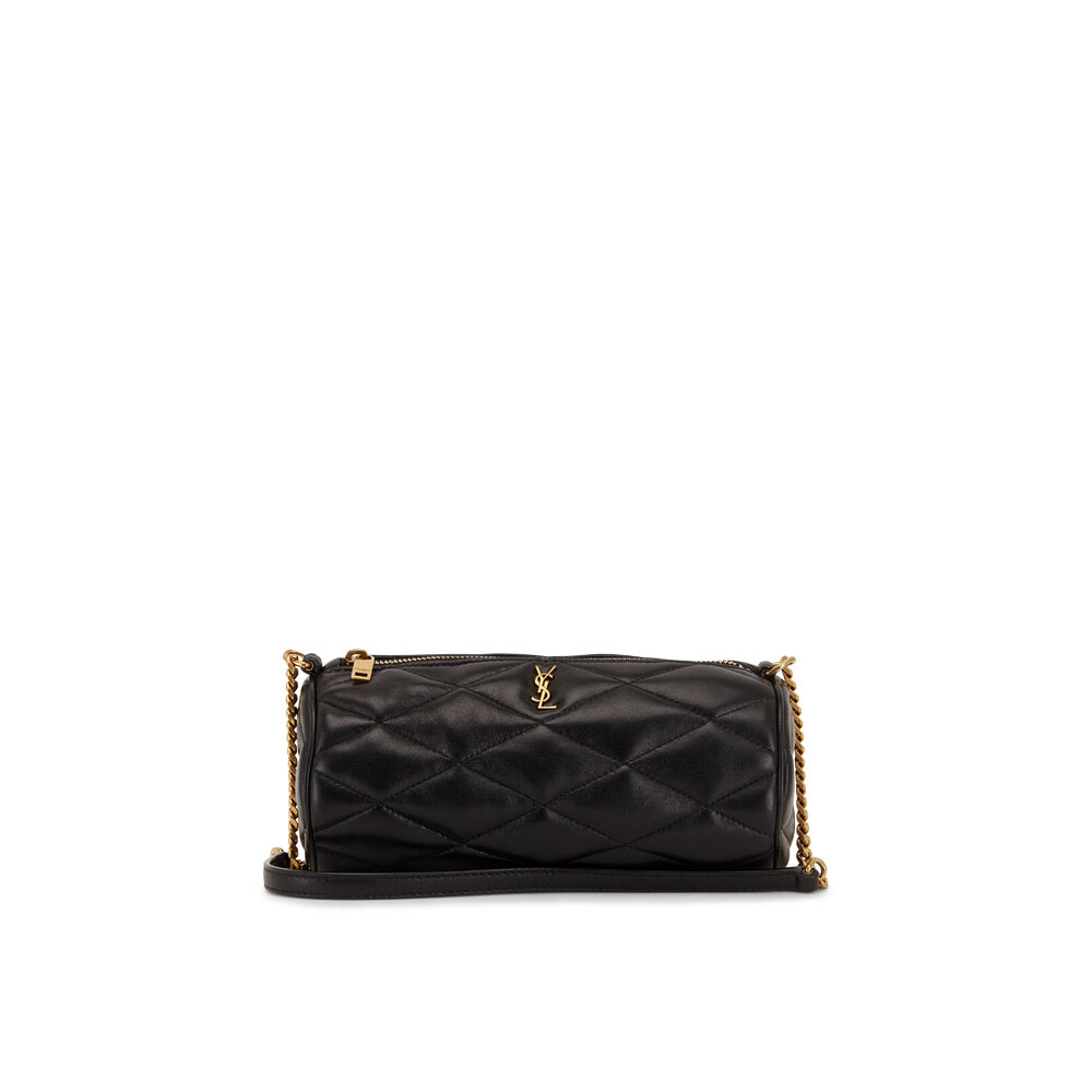 Saint Laurent Medium Grained Matelassé Quilted Leather Shoulder Bag  #StreetStyle