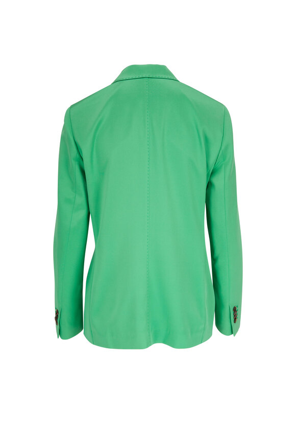 Lafayette 148 New York - Fae Garden Green Stretch-Silk Blazer