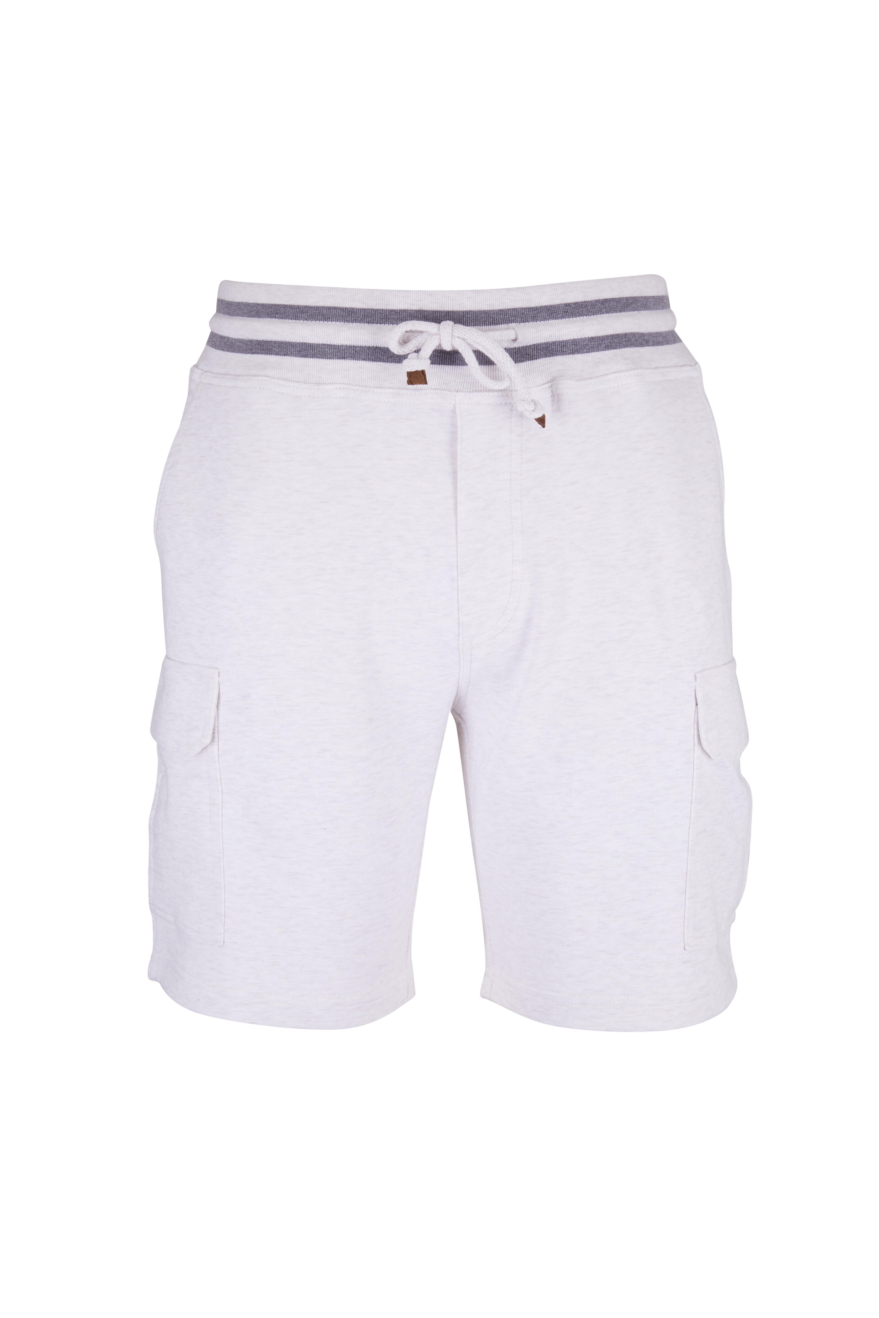 Brunello Cucinelli - Off White Cargo Sweat Shorts