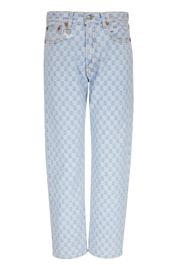 R13 - Boyfriend Checkerboard Jean